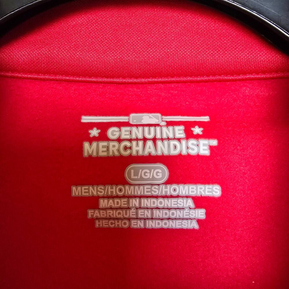 Mens MLB Genuine Merchandise St Cardinals Team Jacket Logo Large Red Full Zip - Picture 3 of 6